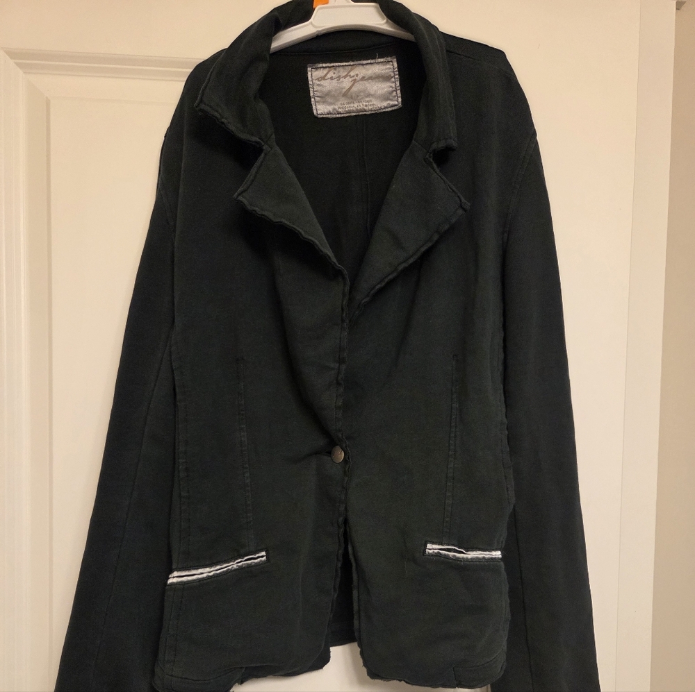 Women's Dish Jeans  Black Jacket Blazer
